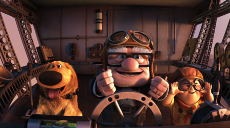 (L-R) Dug, Carl Fredricksen, Russell ©Disney/Pixar. All Rights Reserved. (L-R) Dug, Carl Fredricksen, Russell ©Disney/Pixar. All Rights Reserved.