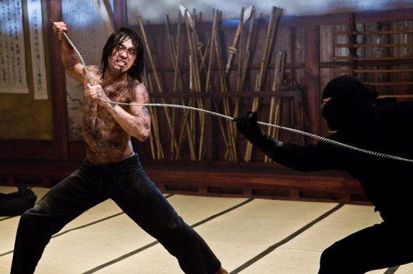 ©2009, Warner Bros. Pictures RAIN (left) as Raizo in Warner Bros. Pictures’, Legendary Pictures’ and Dark Castle Entertainment’s action film NINJA ASSASSIN, a Warner Bros. Pictures release. Photo by Juliana Malucelli
