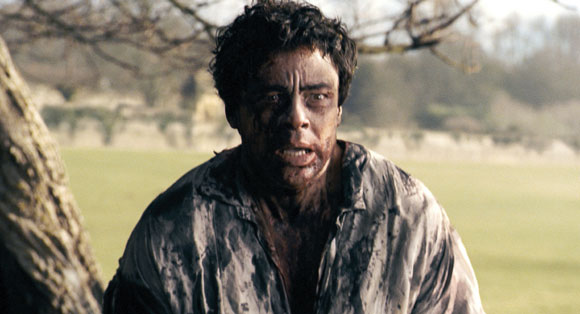 BENICIO DEL TORO stars as Lawrence Talbot in the action-horror inspired by the classic Universal original, THE WOLFMAN.