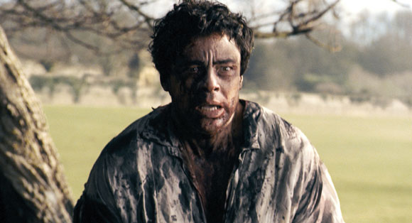 ©2009, Universal Studios. ALL RIGHTS RESERVED. BENICIO DEL TORO stars as Lawrence Talbot in the action-horror inspired by the classic Universal original, THE WOLFMAN.
